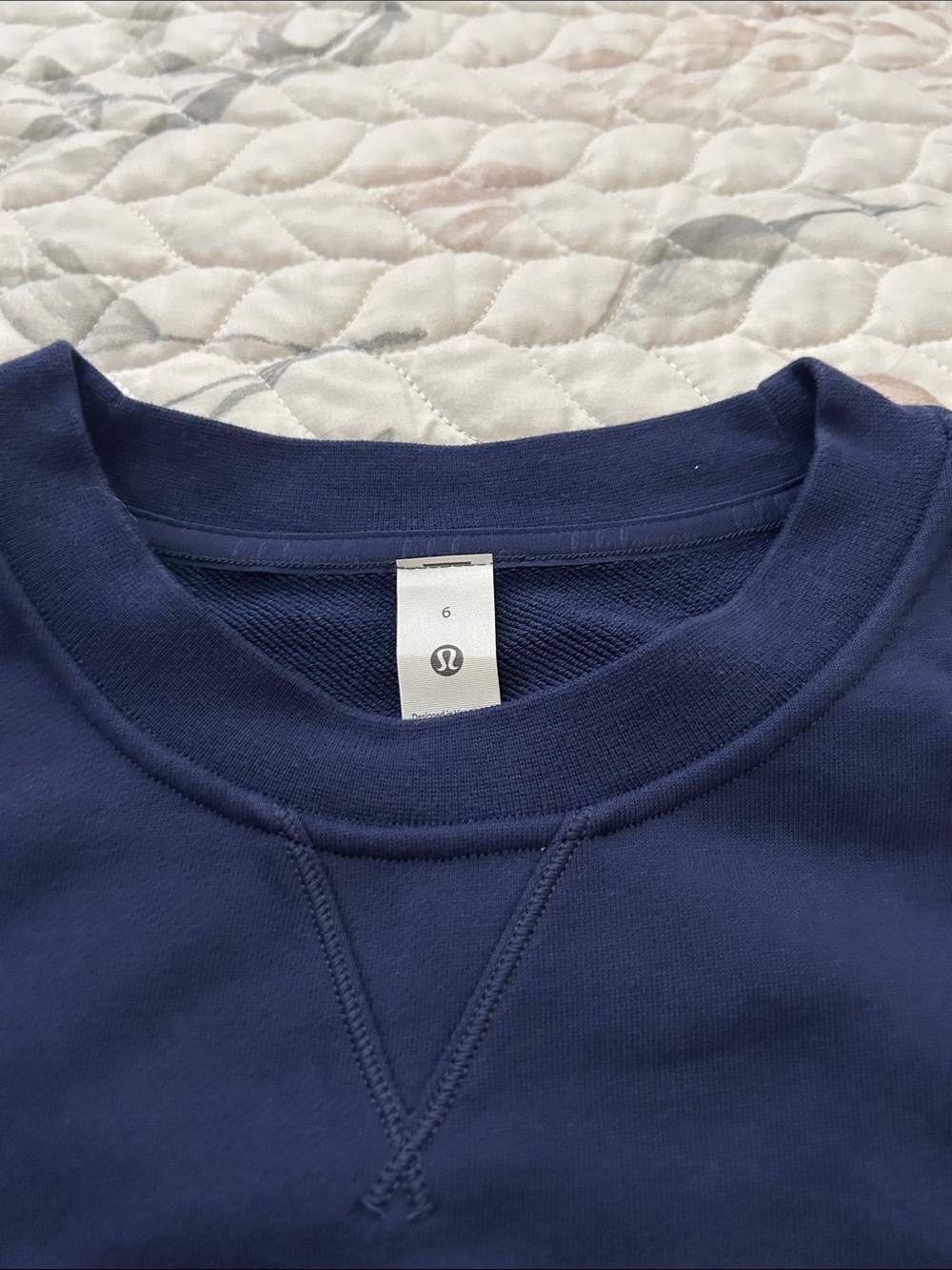 lululemon athletica Navy Crewneck Pullover - Picture 2 of 6